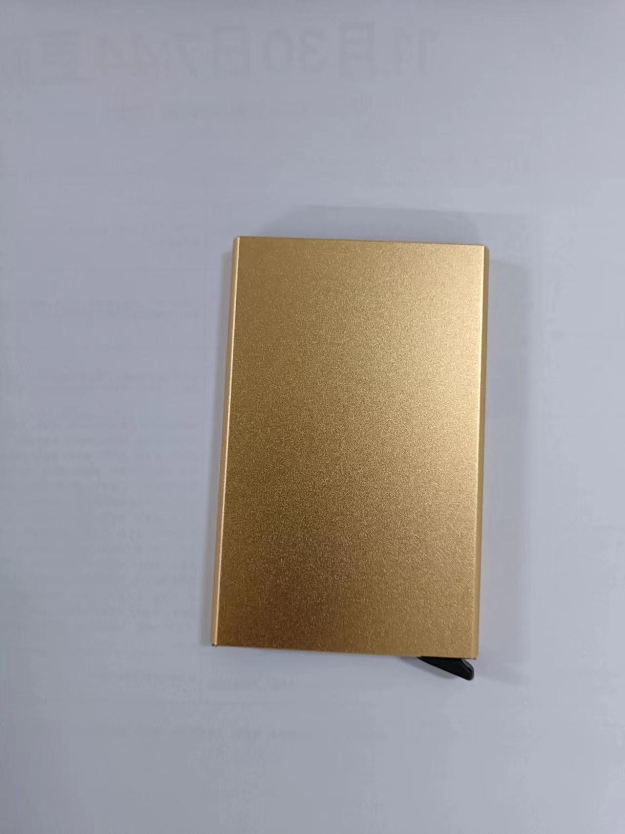 Aluminum Auto Pop-up Business Card Holder