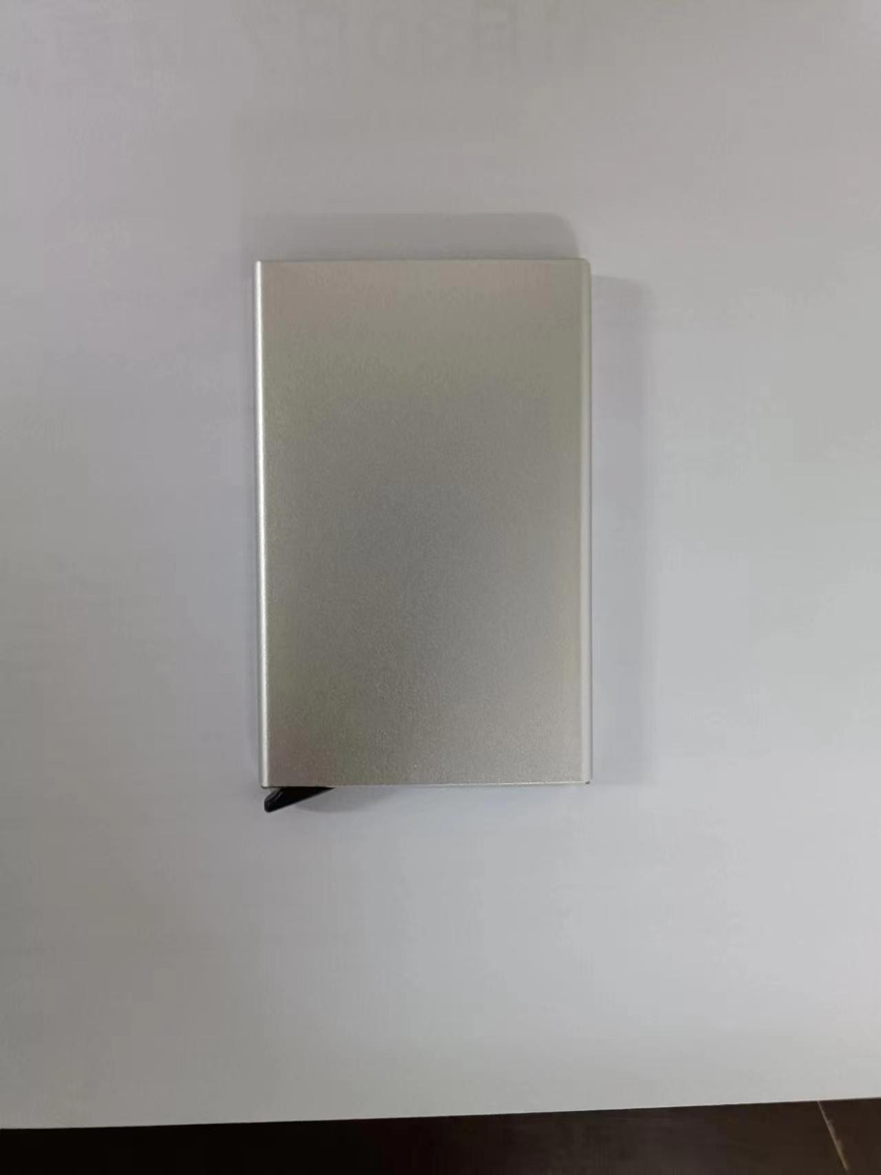 Aluminum Auto Pop-up Business Card Holder