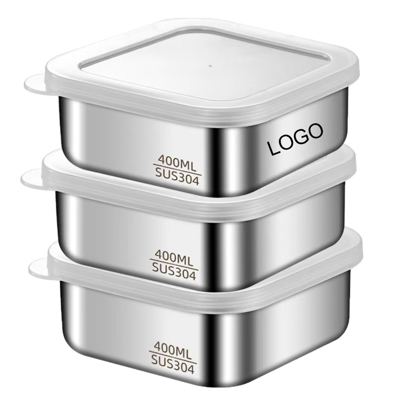 Stainless Steel Square Food Container