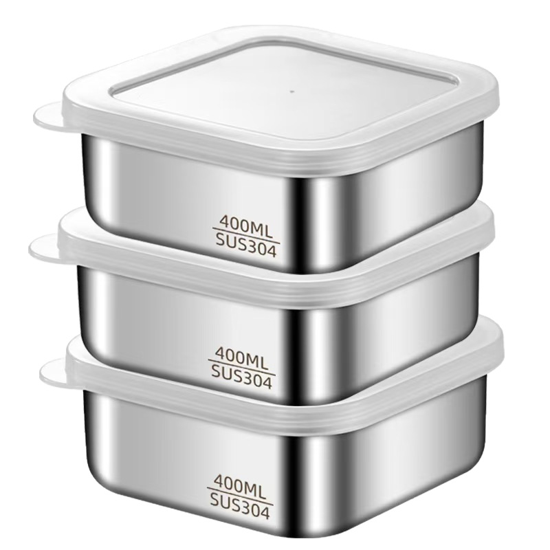 Stainless Steel Square Food Container