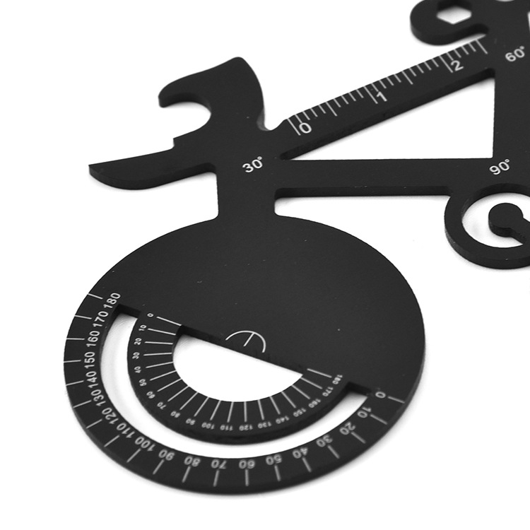 Bicycle-Shaped Multifunctional Tool Card