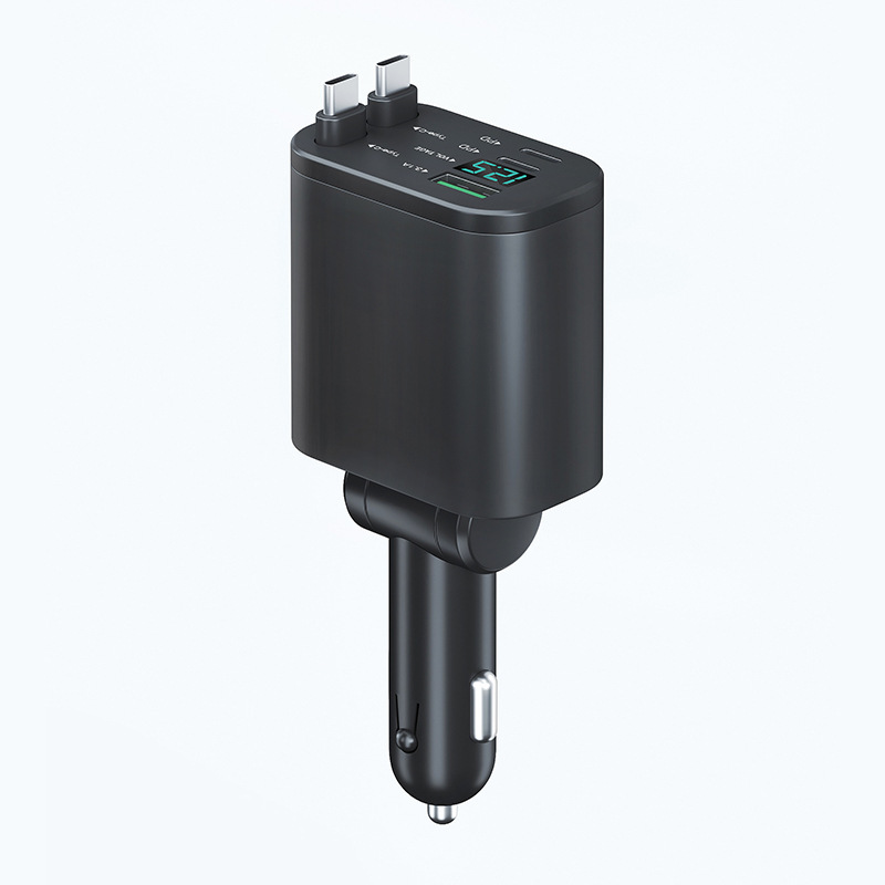 Retractable Fast Charging Car Charger