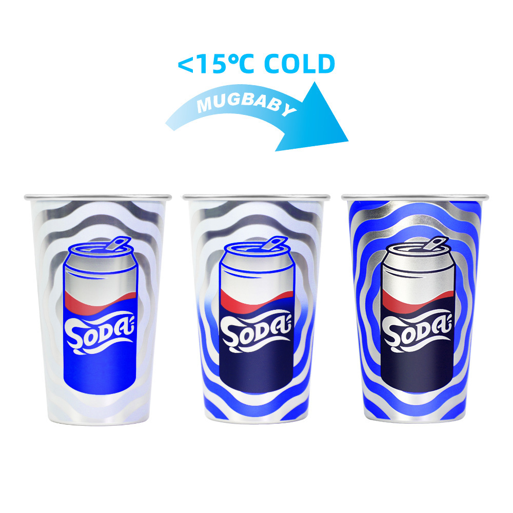 Color-Changing Aluminum Cup