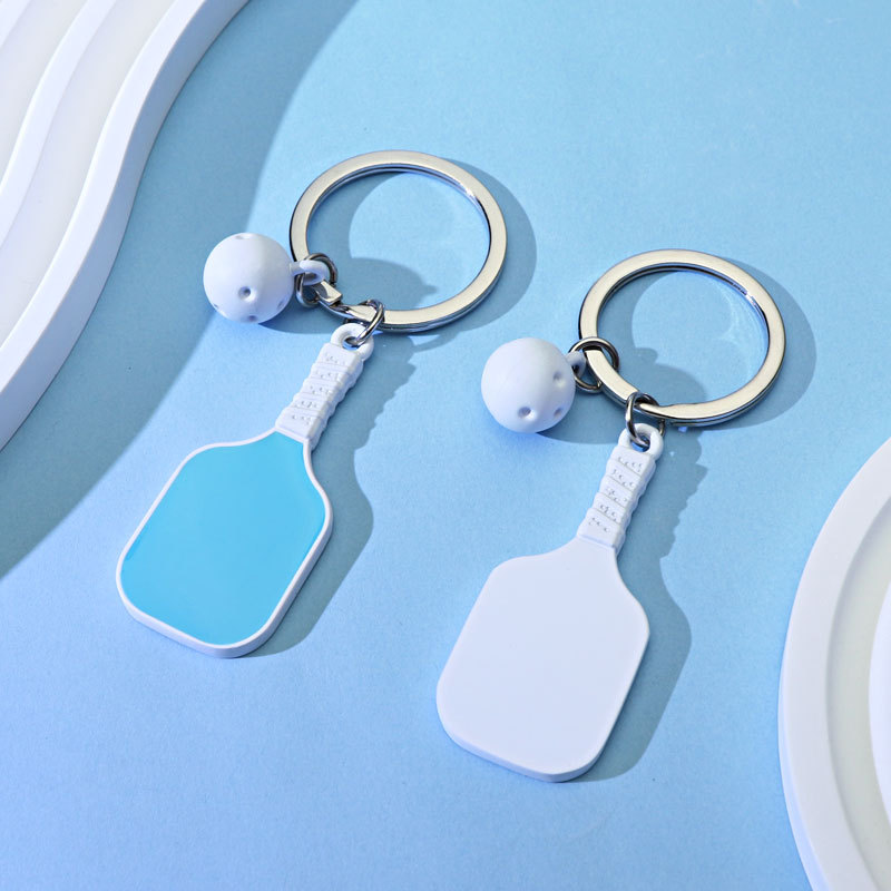 Racket - Shaped Keychain