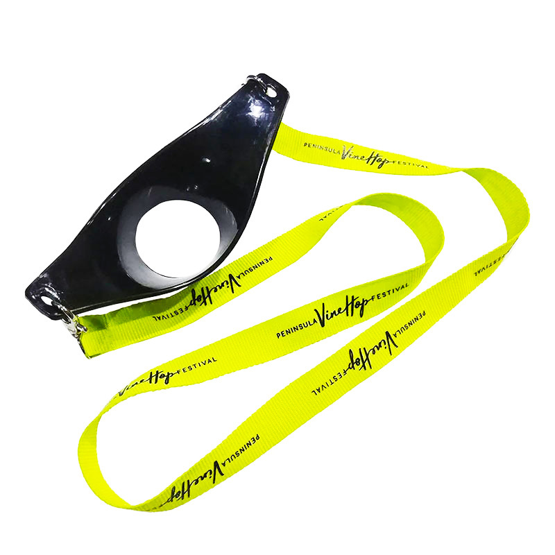 Wine Glass Sleeve with Lanyard