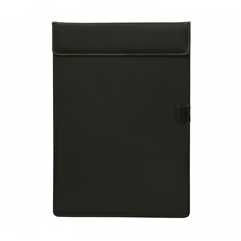 PU Leather Magnetic Writing Clipboard with Pen Slot
