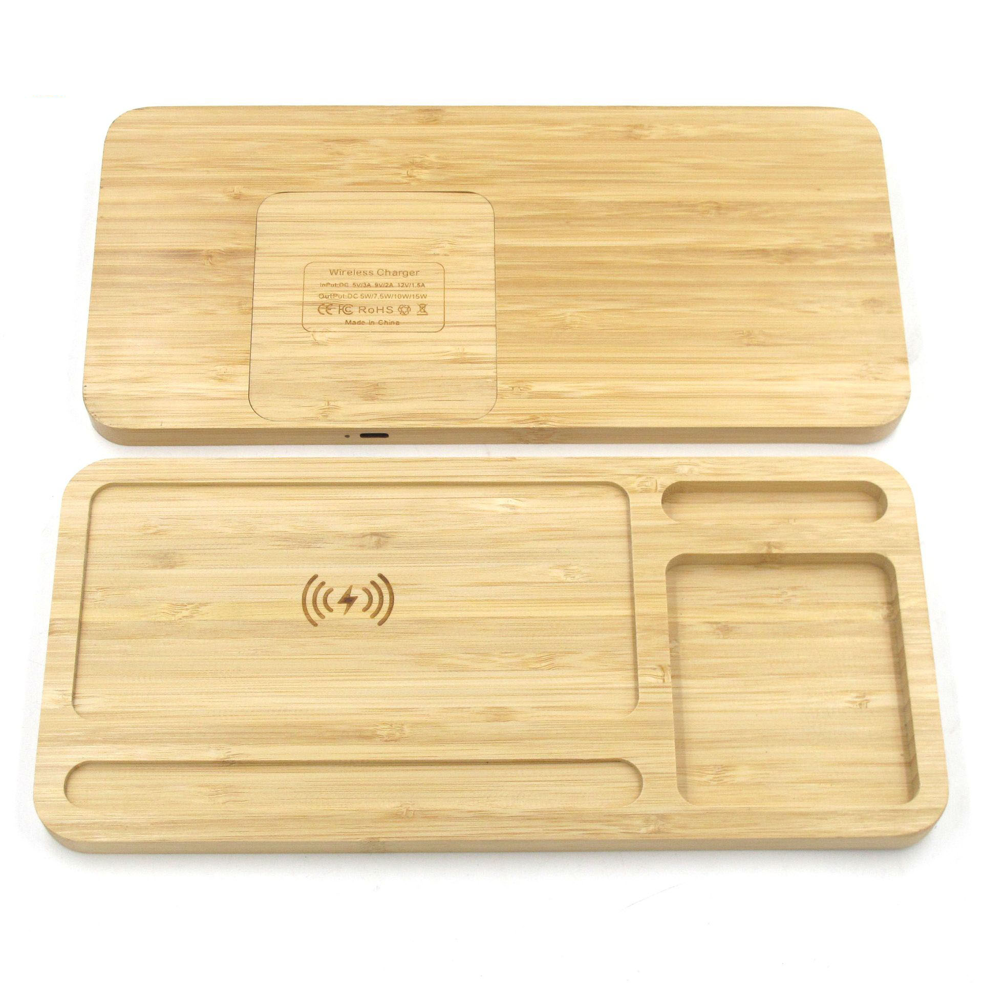 Bamboo Wireless Charging Station