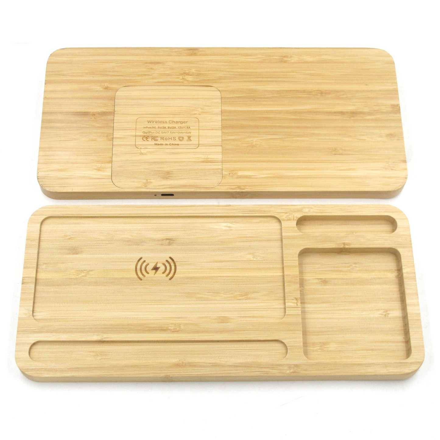 Bamboo Wireless Charging Station