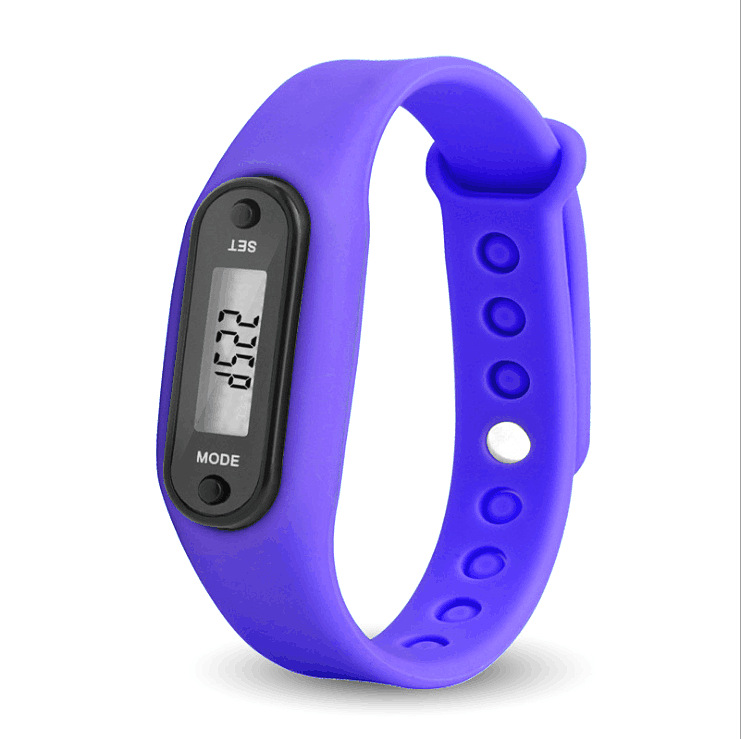 Silicone Pedometer Electronic Wristband