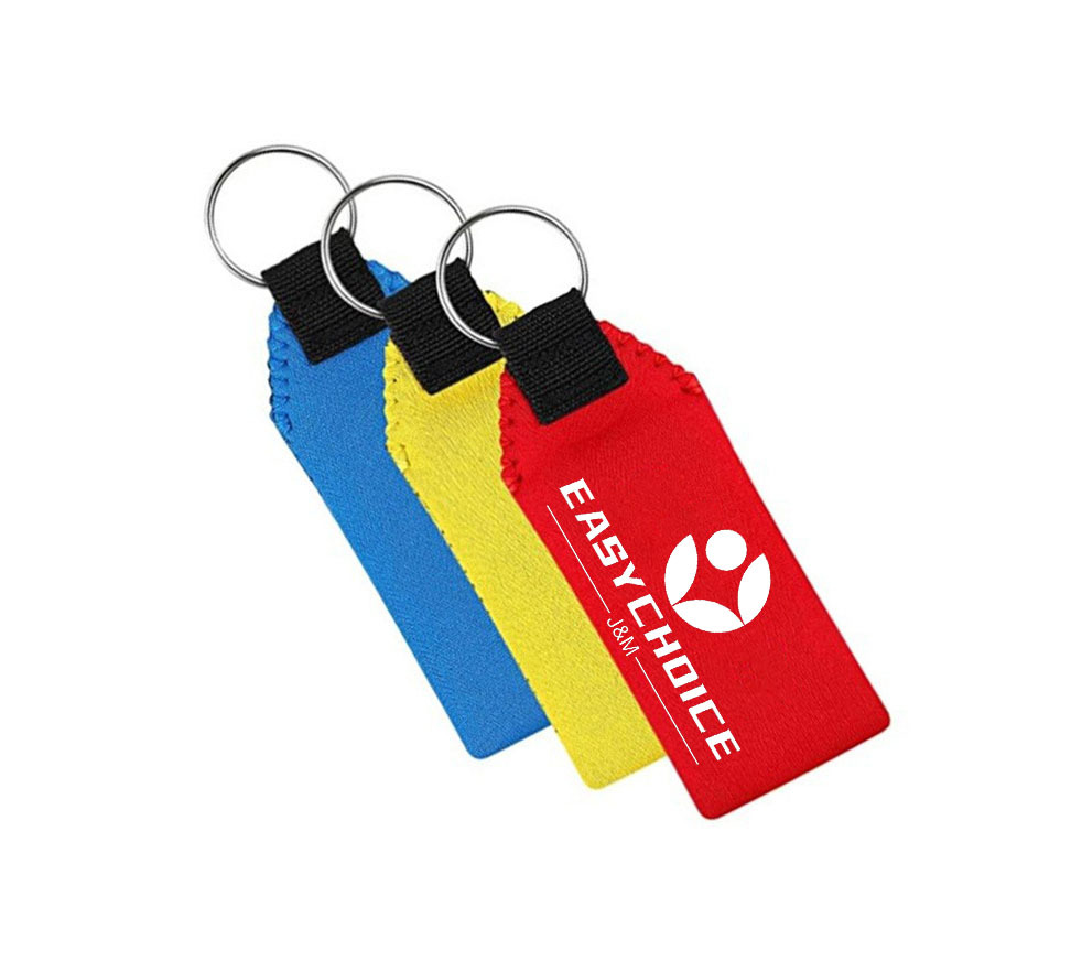 Water Sports Neoprene Keychain