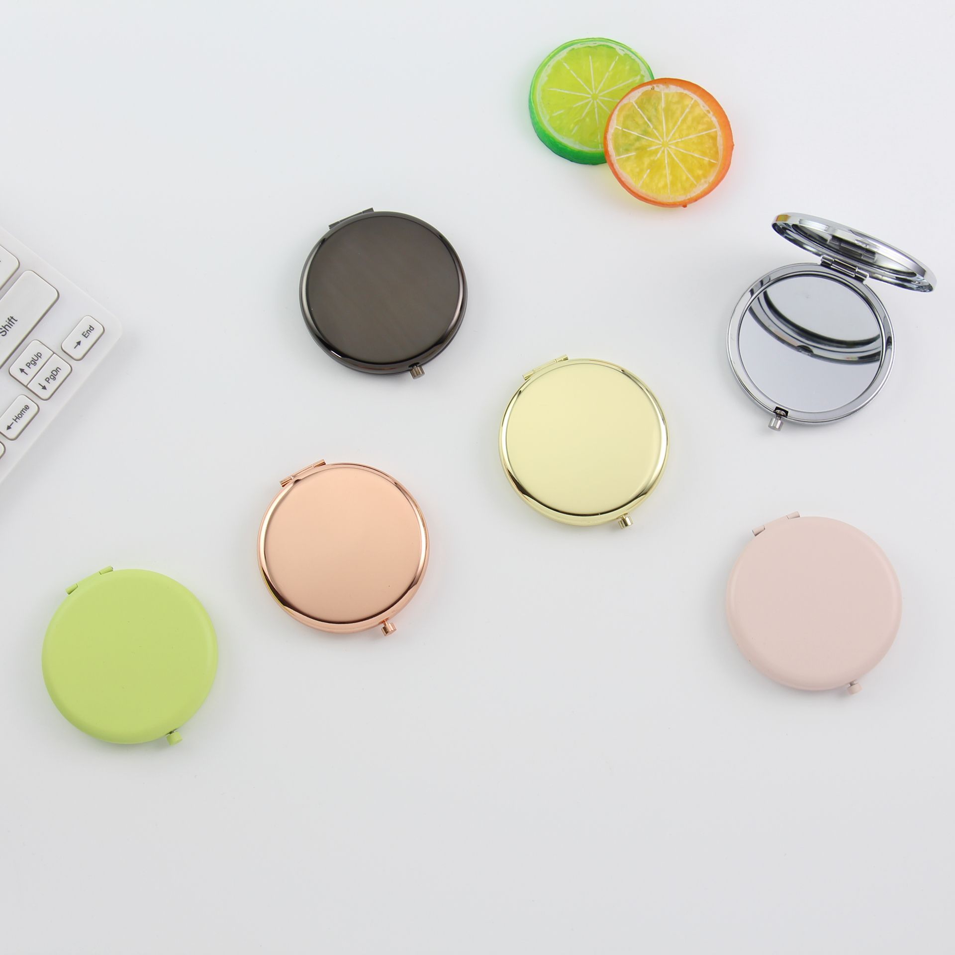 Metal Pocket Makeup Mirror