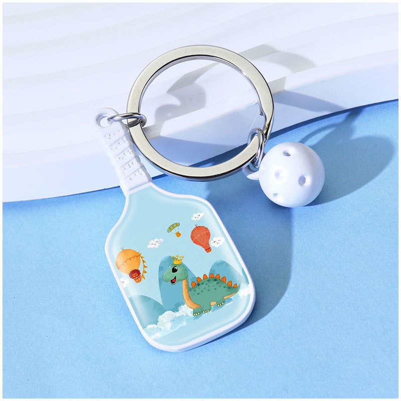 Racket - Shaped Keychain