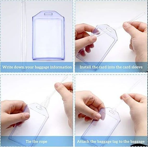 Vertical Clear Card Case
