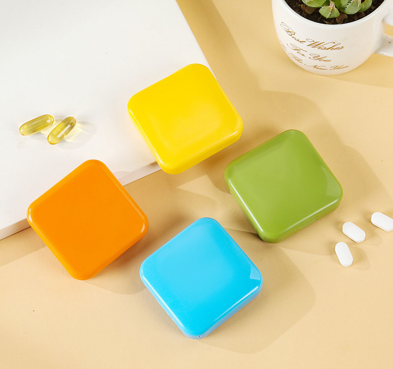 Mini Push-Lid Pill Organizer