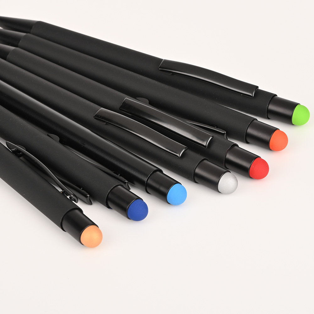 Click-Action Ballpoint Pen with Aluminum Barrel