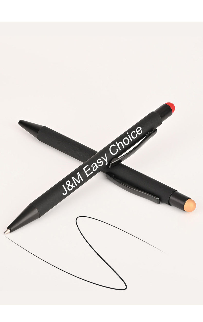 Click-Action Ballpoint Pen with Aluminum Barrel