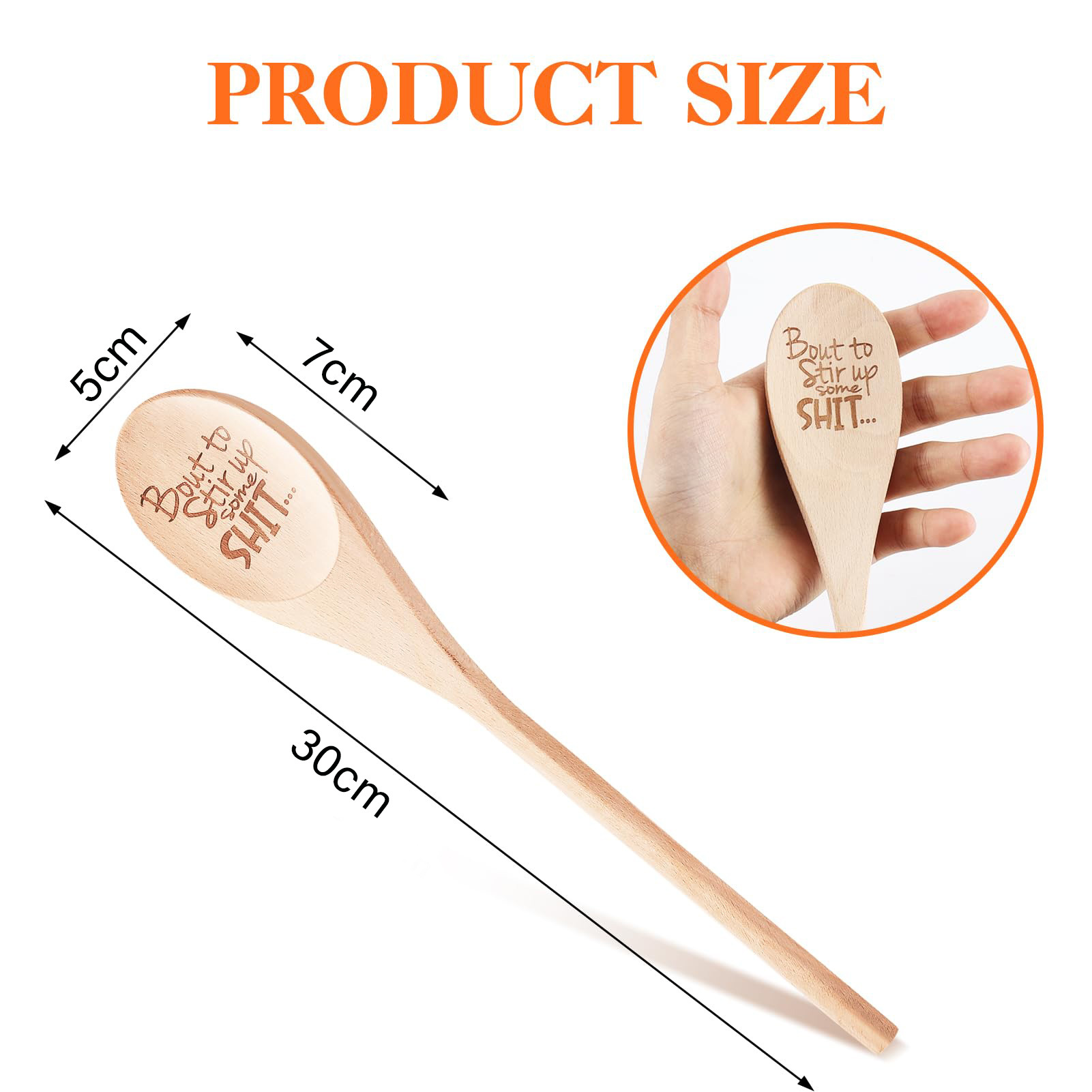 Beechwood Wedding Spoon