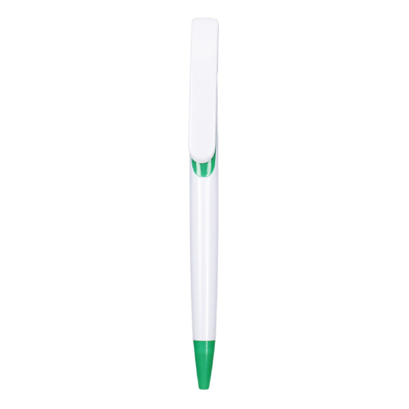 Click-Action Large Clip Plastic Ballpoint Pen