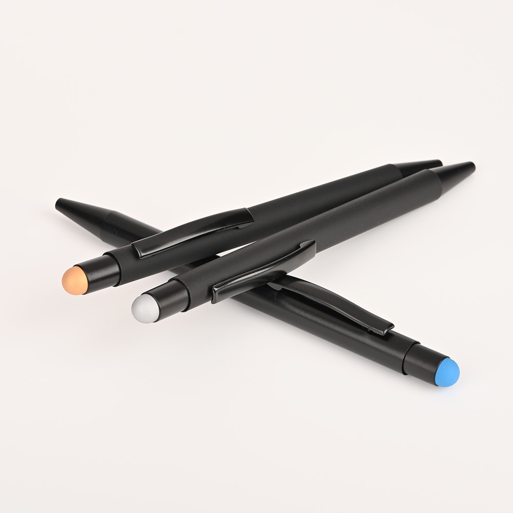 Click-Action Ballpoint Pen with Aluminum Barrel