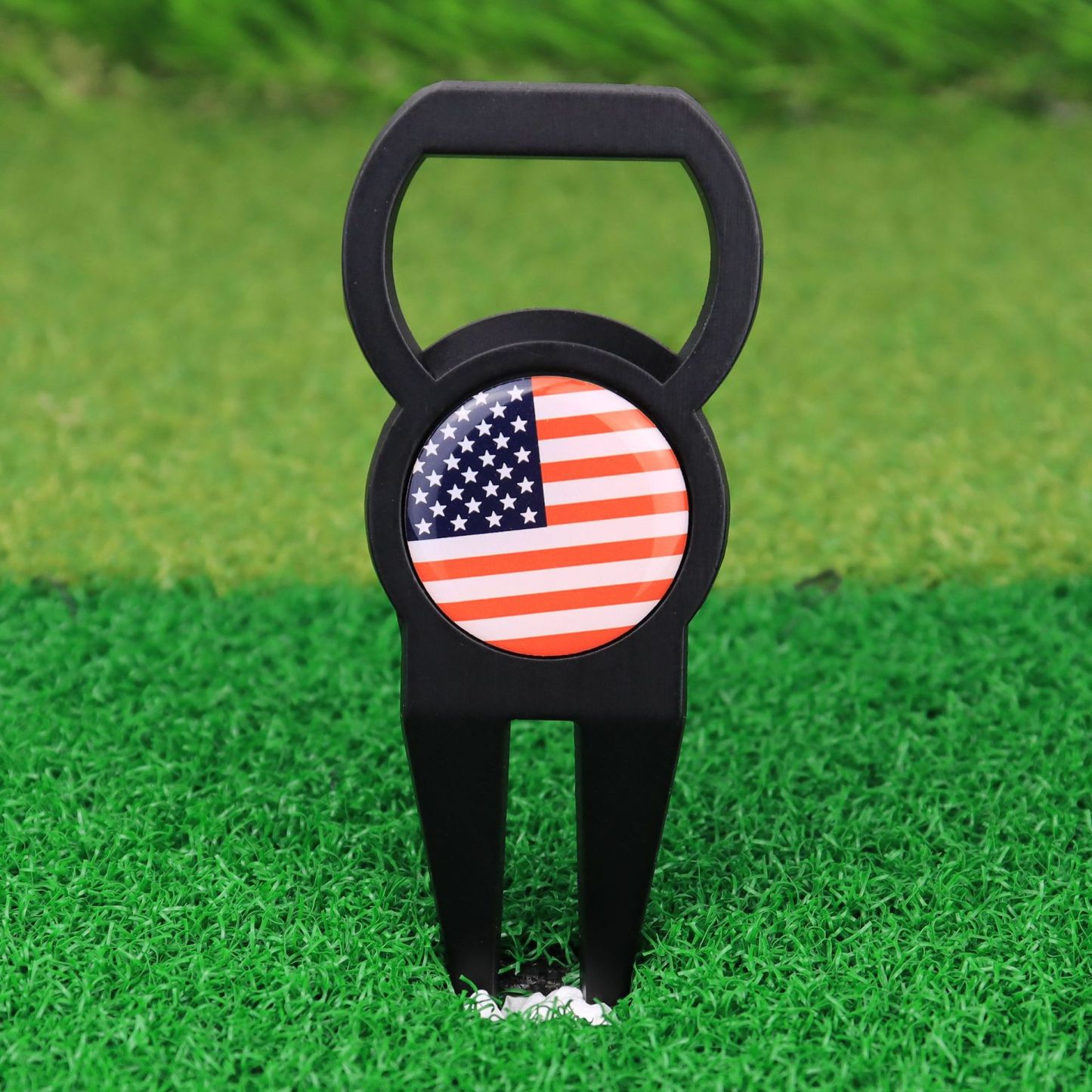 Golf Metal Bottle Opener Ball Fork