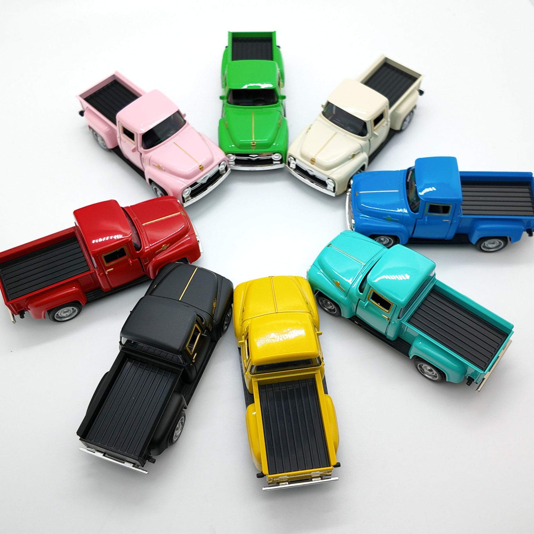 Vintage Pickup Truck Alloy Car Model