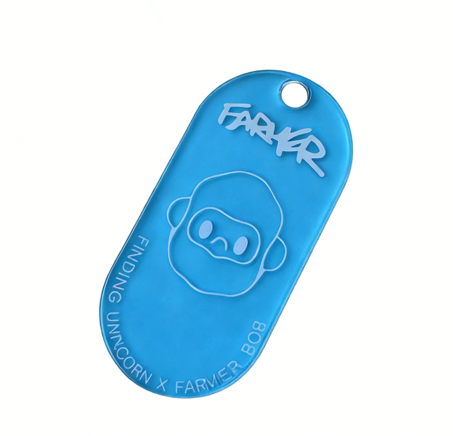Transparent Acrylic Key Tag