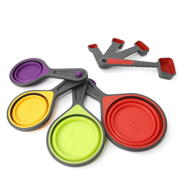 8 Pieces Silicone Measuring Set