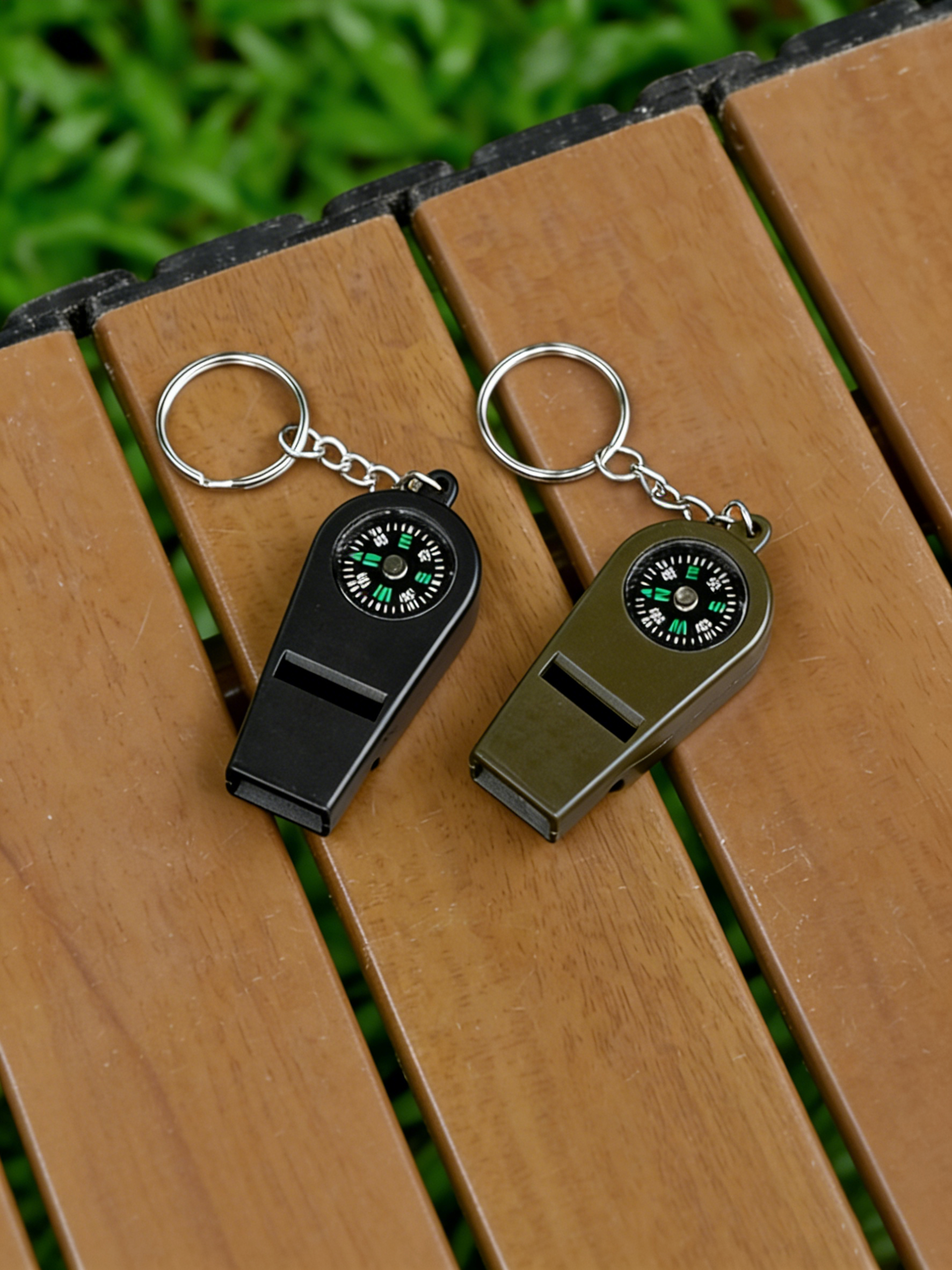Survival Whistle with Compass
