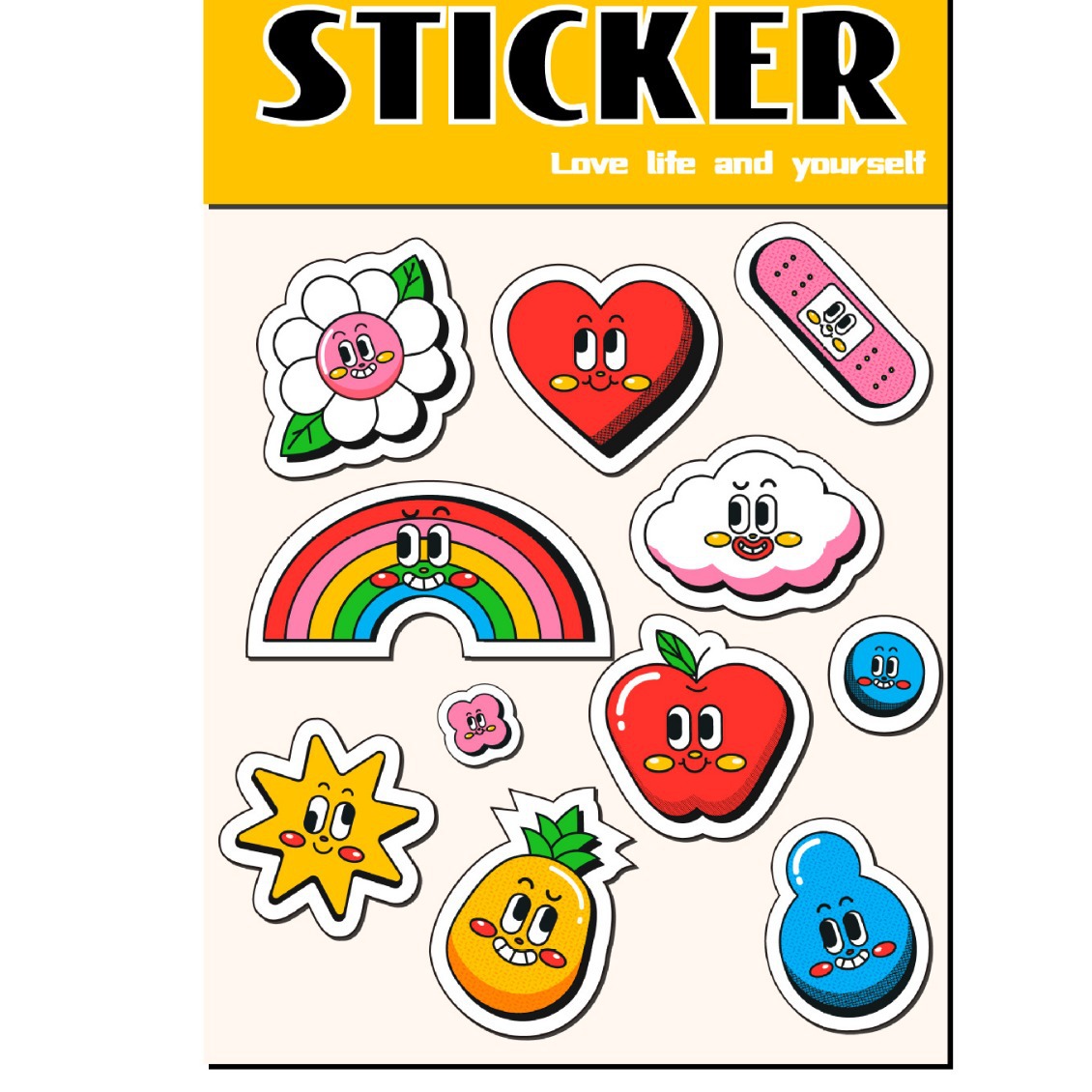 Kiss-Cut Custom 2-inch Stickers