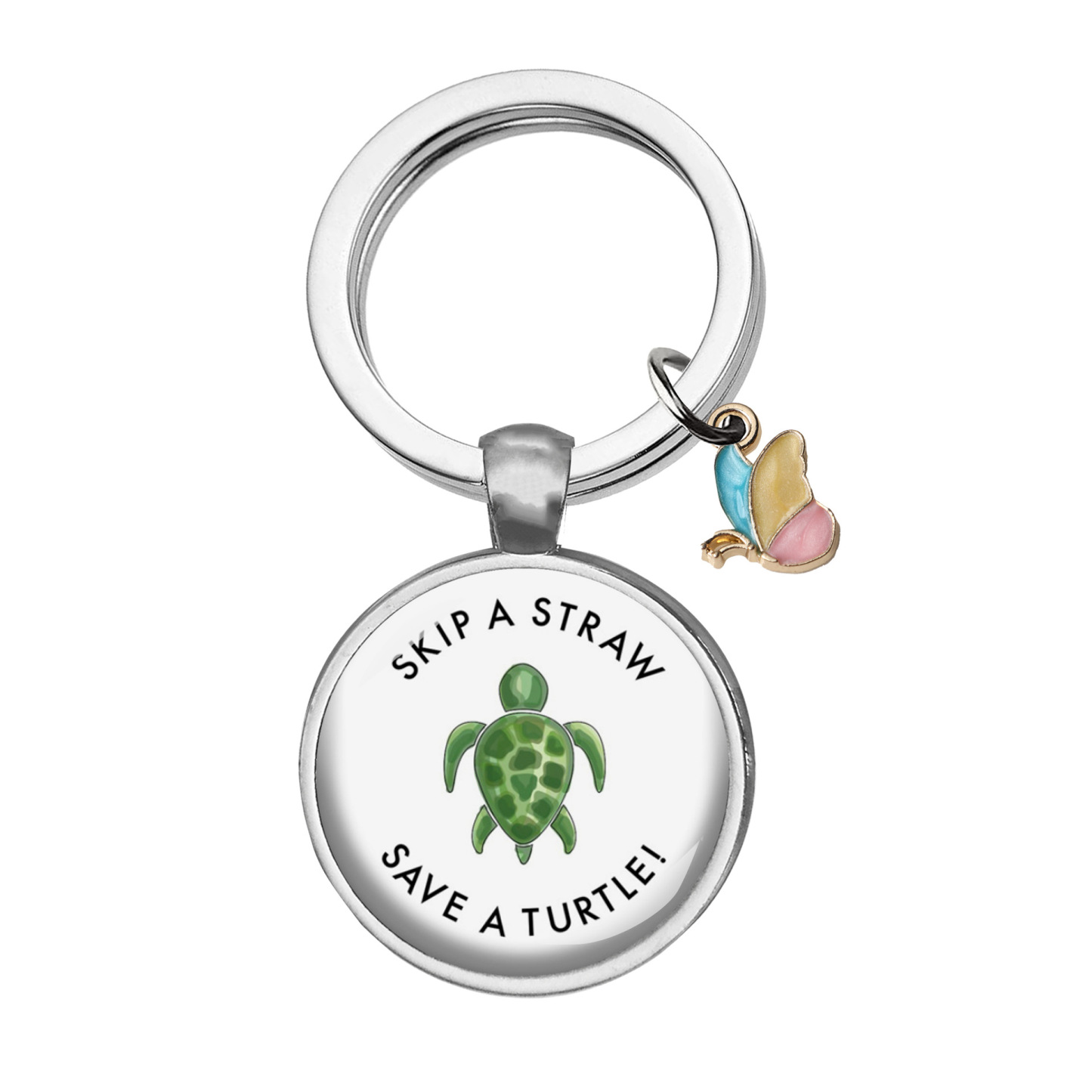 Stainless Steel Key Ring Pendant