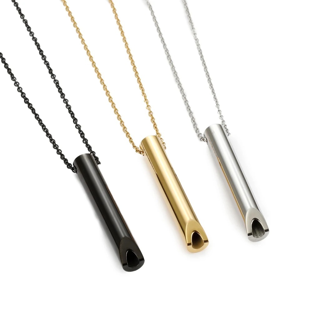 Stainless Steel Whistle Necklace