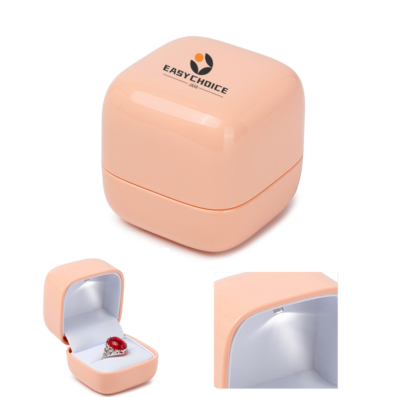 Engagement & Wedding Ring Box With Light