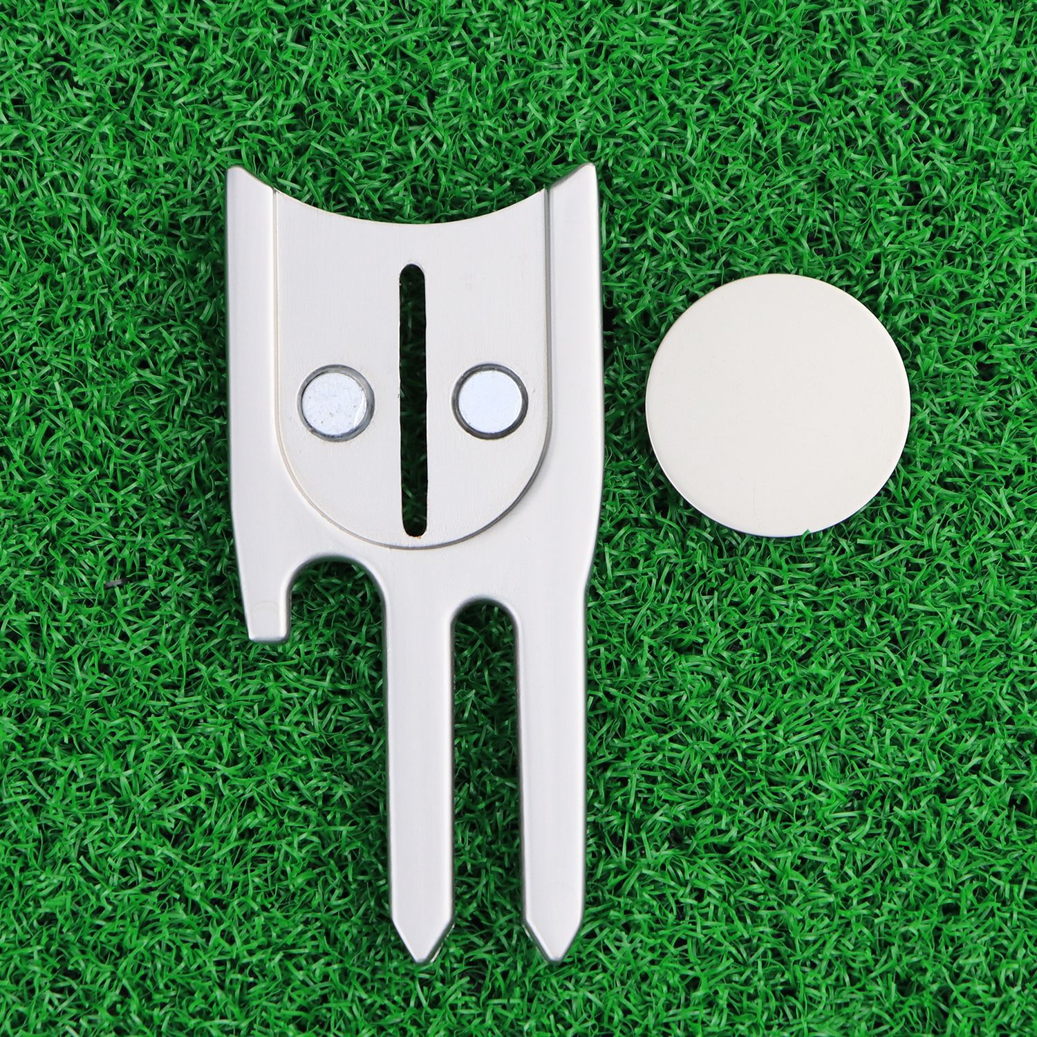 Golf Six-in-One Green Fork Multi-Function Ball Fork