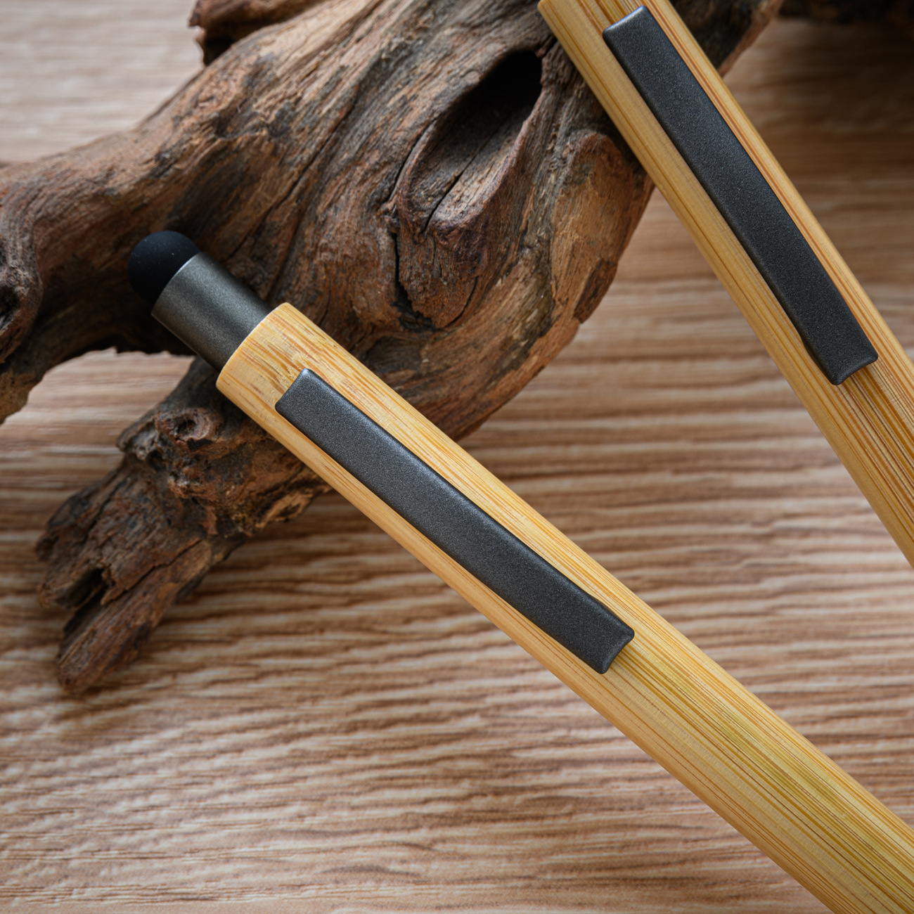 Retractable Bamboo Pen