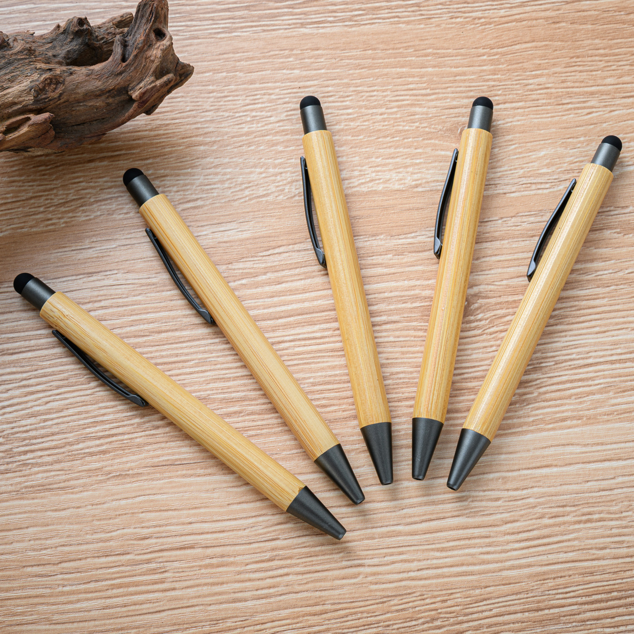 Retractable Bamboo Pen
