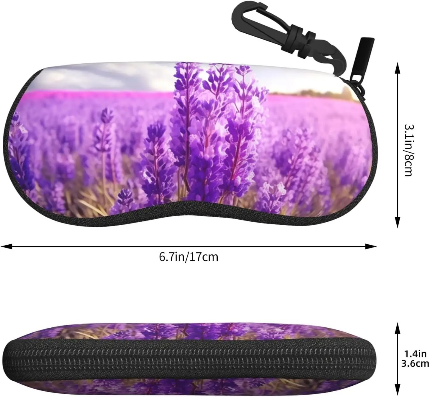 Full Color Neoprene Sunglasses Bag