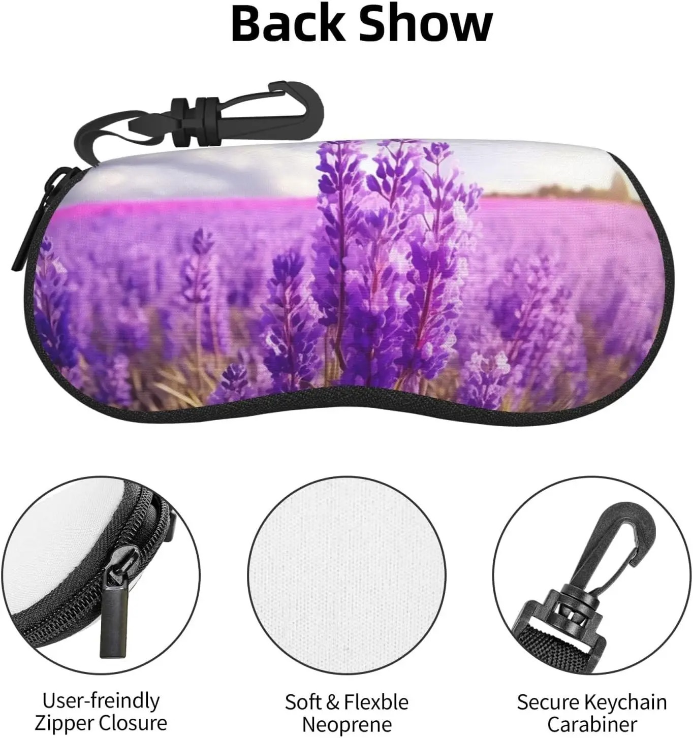 Full Color Neoprene Sunglasses Bag