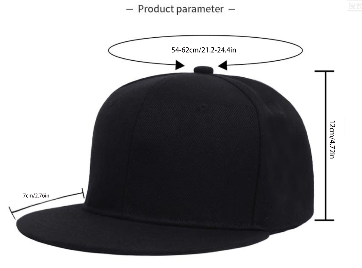 American Flat Brim Hip Hop Hat