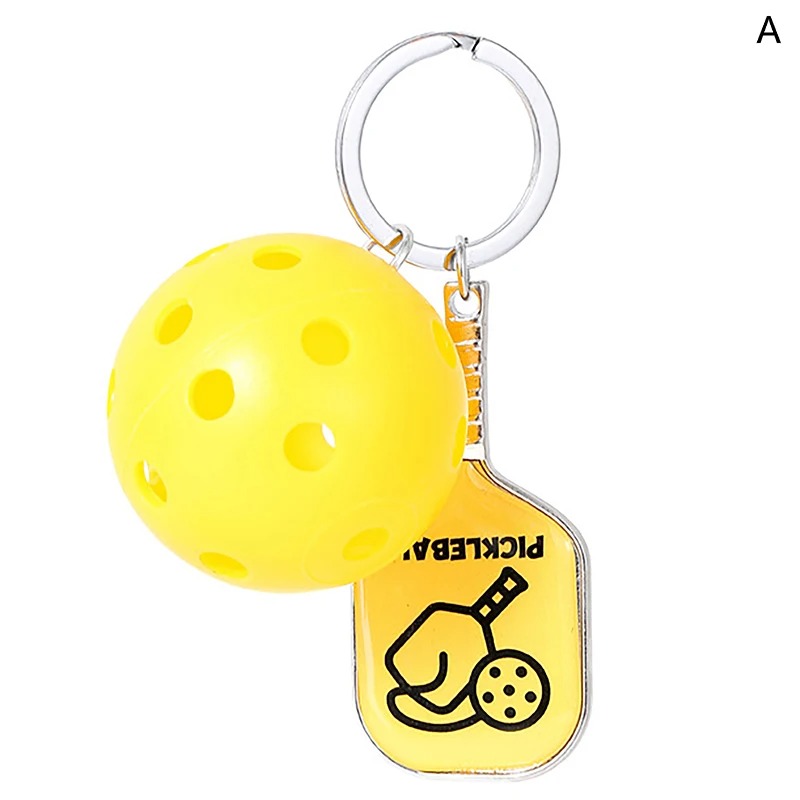 Pickleball Racket Keychain