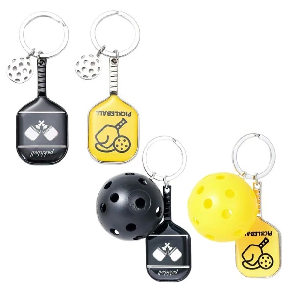 Pickleball Racket Keychain