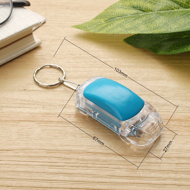 LED Light Up Car Keychain