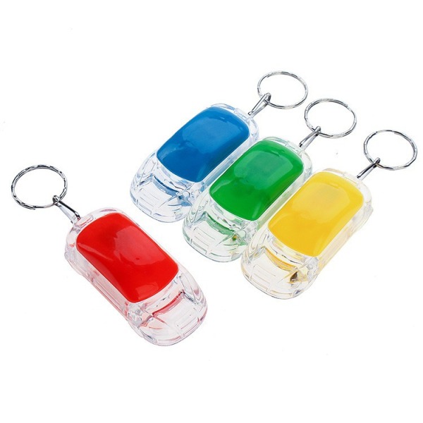 LED Light Up Car Keychain