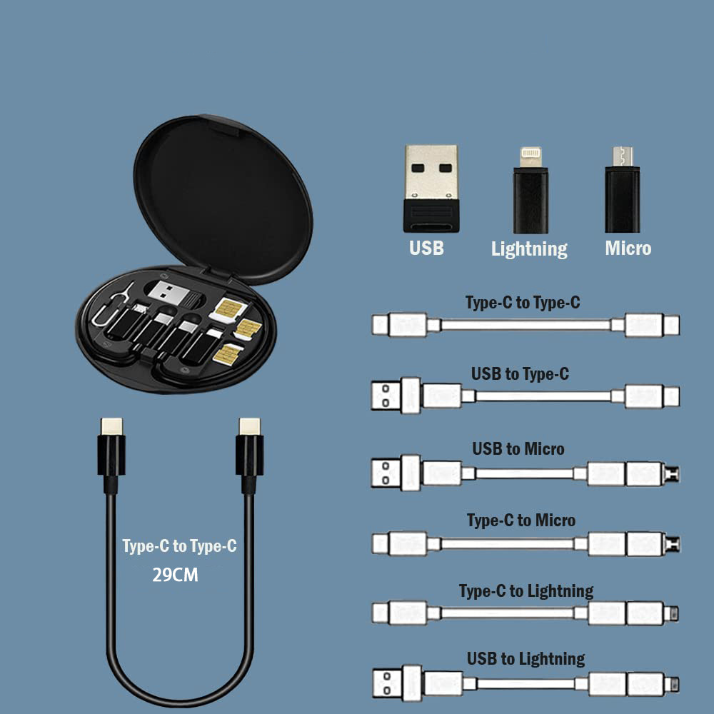 8-in-1 Data Cable Organizer