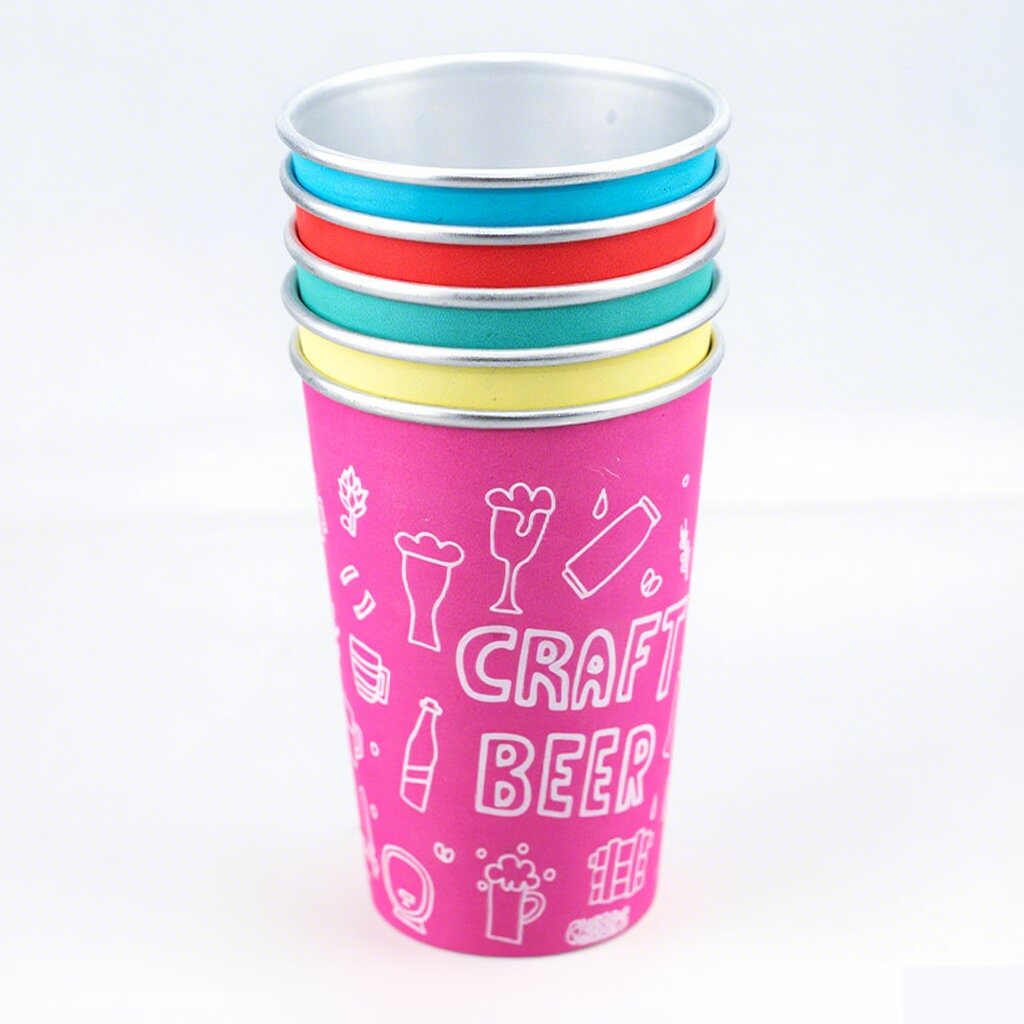 16 Oz Aluminum Color Changing Cup