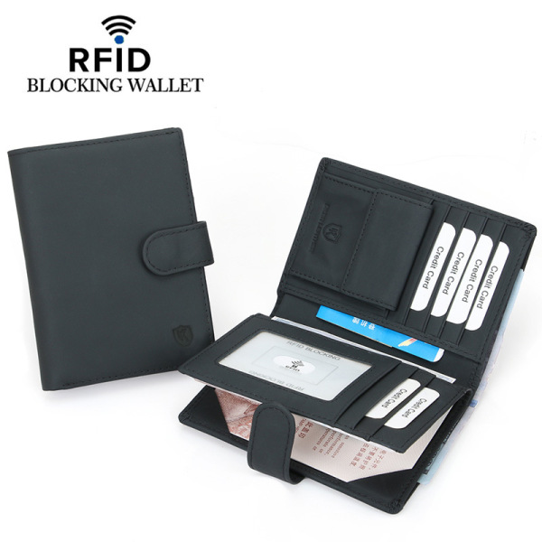 Leather RFID Passport Holder