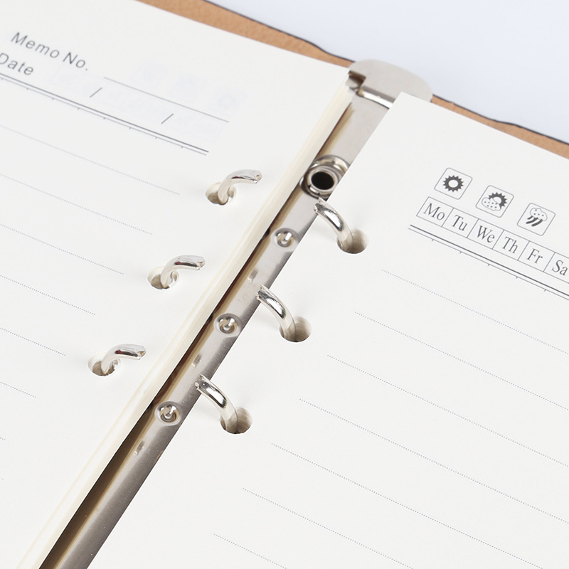 A5 Three Fold PU Leather Notebook