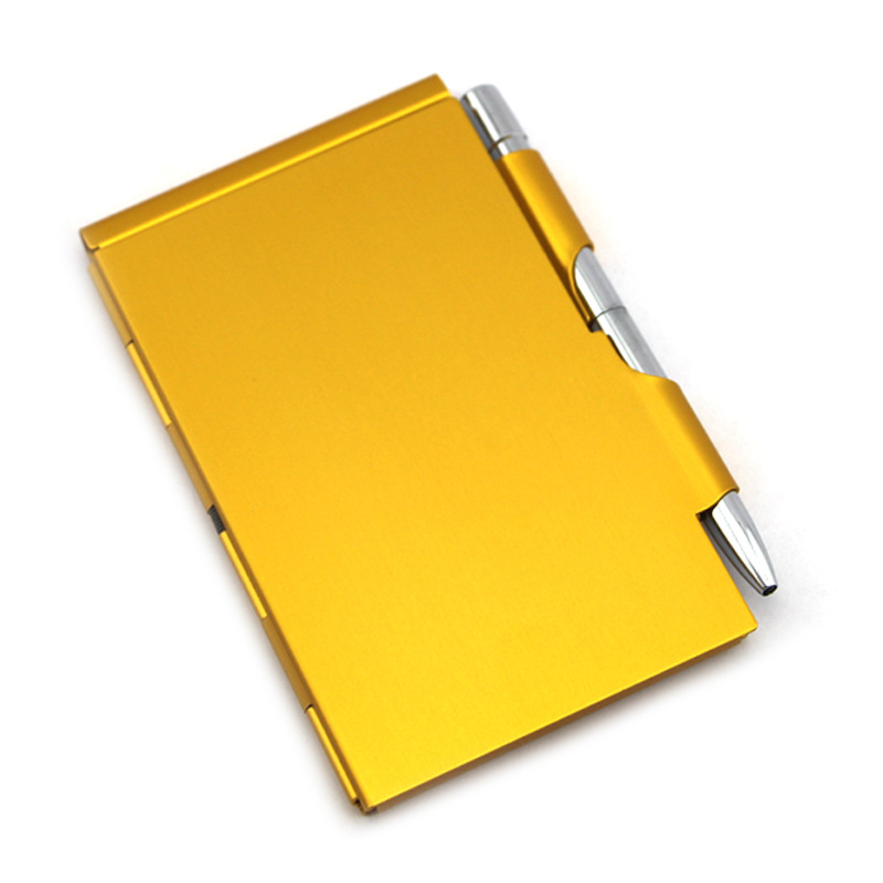 Aluminum Notebook With Pen
