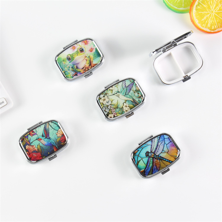 Metal Portable Pill Box