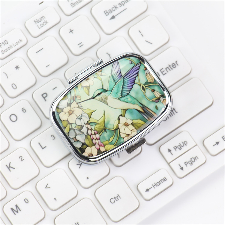 Metal Portable Pill Box