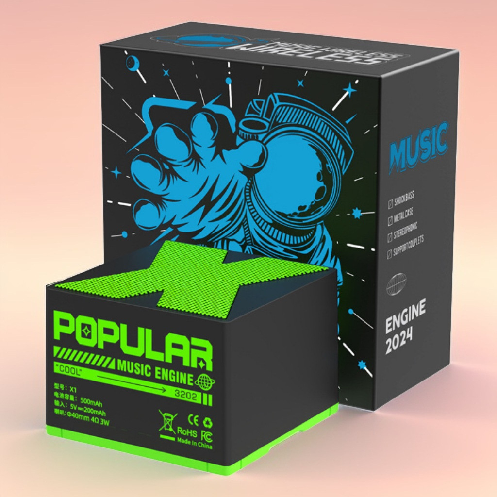 Portable Wireless Bass Speaker